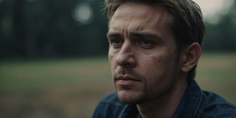 Individual struggling with depression, indicating low serotonin.