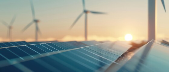 Ultramodern renewable energy sources like wind turbines and solar farms generate clean power