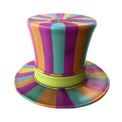st patricks day hat white background,generative ai
