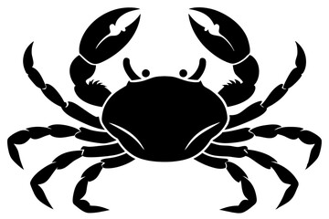 
Crab icon Vector, Sea Crab black Silhouette Clipart, scorpion silhouette vector