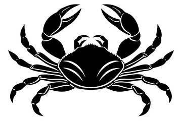 
Crab icon Vector, Sea Crab black Silhouette Clipart, scorpion silhouette vector