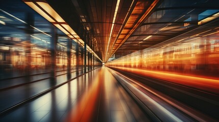 Fototapeta premium trails in the city