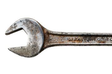 a close up of a wrench