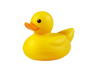 a yellow rubber ducky