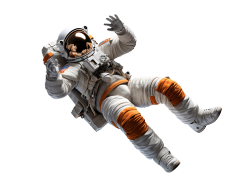 an astronaut in space suit