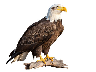 Fototapeta premium a bald eagle on a branch