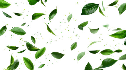 green leaves seamless pattern background,generative ai