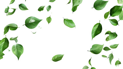 green leaves seamless pattern background,generative ai
