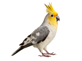 a bird with yellow head