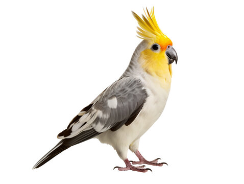 a bird with yellow head