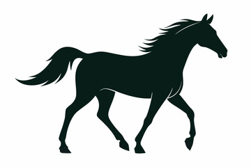 
morgan horse silhouette, horse silhouette vector