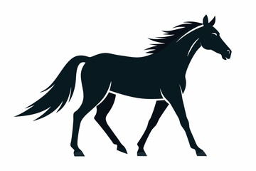 
morgan horse silhouette, horse silhouette vector