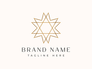 Luxury Geometric logo - Design a hexagonal Arabic Islamic ornament logo