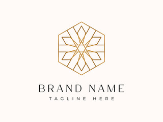 Luxury Geometric logo - Design a hexagonal Arabic Islamic ornament logo