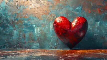 World Heart Day copy space background