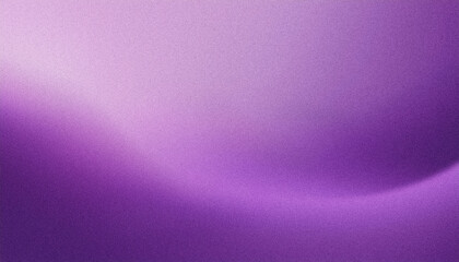 Fototapeta premium Smooth purple gradient abstract background with subtle wave pattern and grainy texture