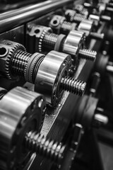 Fototapeta premium Mechanical gear device