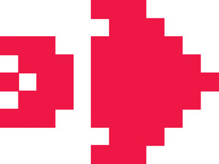 Obraz premium Arrow Pixel Art