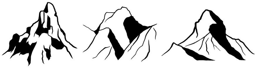 Mountain shadow set V.1