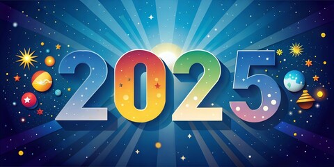 2025 new year background