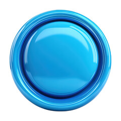 3D Blue Information Icon On Transparent Png Background For Help Buttons . Generative ai