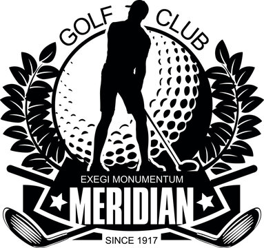 Golf club emblem Meridian