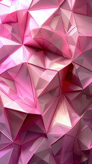 Obraz premium Pink Geometric Shapes on Background