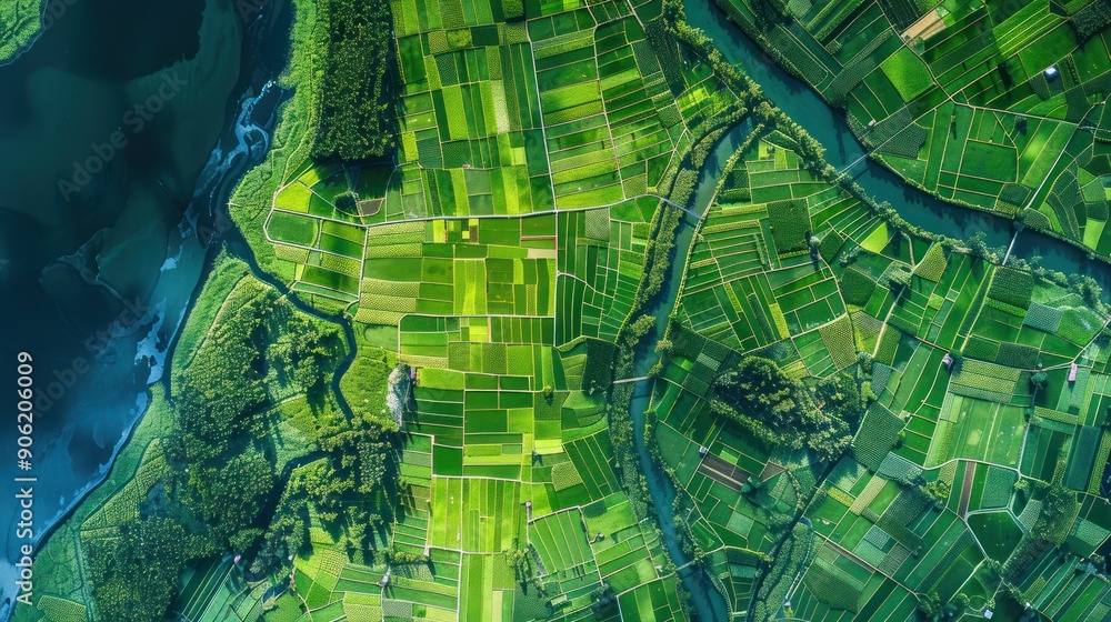 Poster ai in environmental science: researchers using ai to analyze satellite imagery for environmental mon