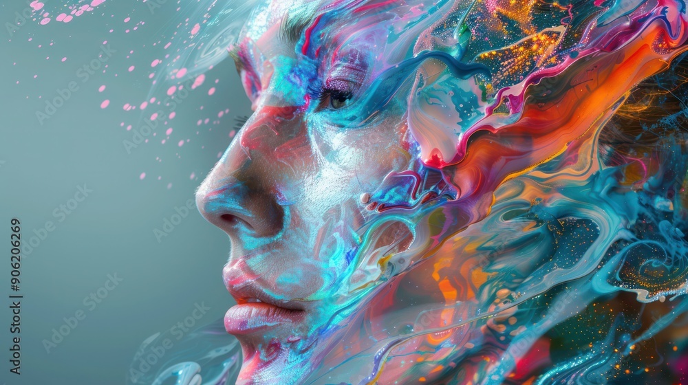 Poster ai-driven creativity: artists and designers using ai tools to generate innovative and creative digit