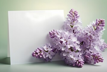 beautiful abstract background with lilac flowers
