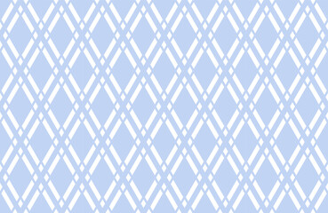 Seamless Geometric Light Blue Diamonds Pattern. 