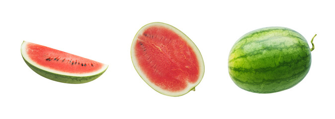 Fresh watermelon transparency  die cut