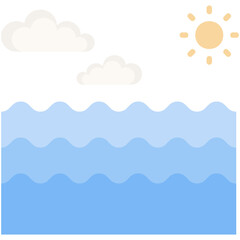 Lazy River Illustration