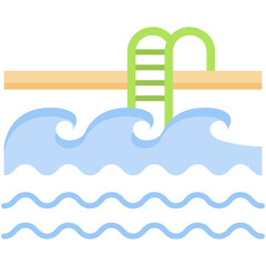 Wave Pool Illustration