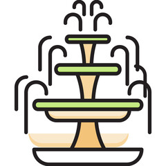 Water Fountain Sticker