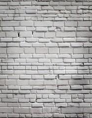 Obraz premium Vintage Elegance: Slightly Weathered White Brick