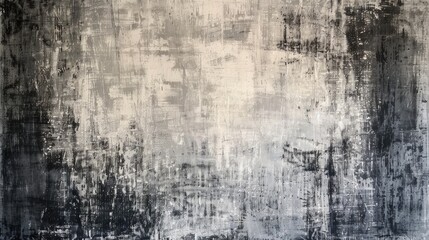 Textured cotton canvas with dark straight sections in grey tones showcasing scratches and stains for abstract backdrop