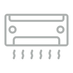 Ac Vector Line Grey Icon Design