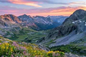 Fototapeta premium landscape in the mountains