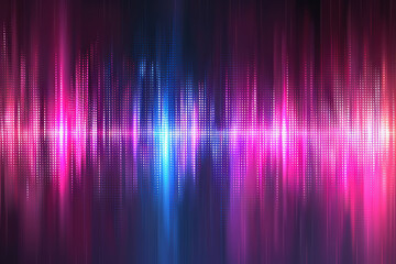 Obraz premium Digital Waves in Blue and Purple Gradient