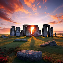 Stonehenge summer solstice sunrise