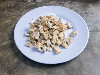  Tempeh is made from fermented soybeans
