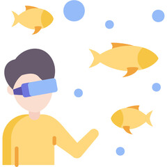 Vr Underwater Illustration