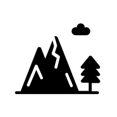 mountain icon design