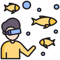 Vr Underwater Sticker