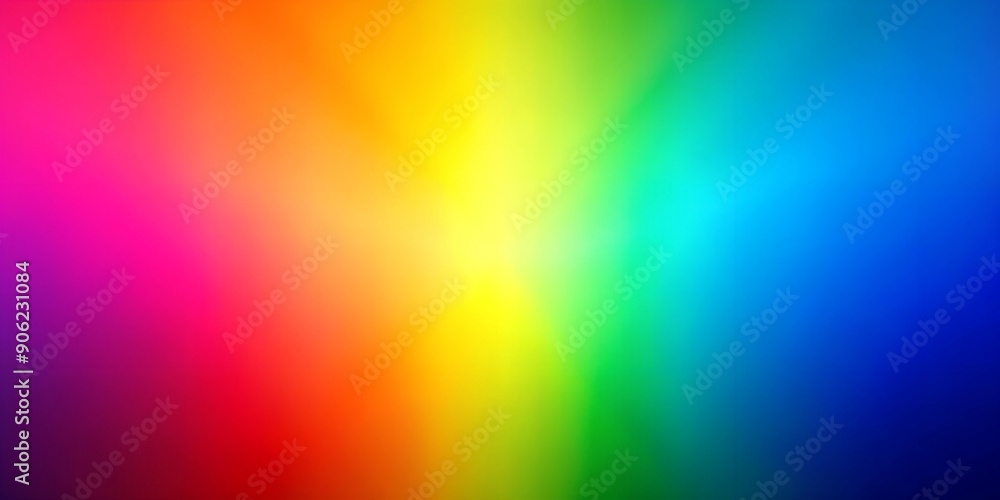 Poster smooth and blurry colorful gradient mesh background modern bright rainbow colors generative ai