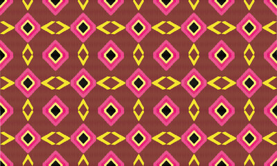Geometric Ethnic pattern, 
Native American tribal fabric, tile, carpet, vector, 
illustration design, on navy blue background 
