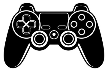 Game controller Silhouette vector, joystick icon vector silhouette

