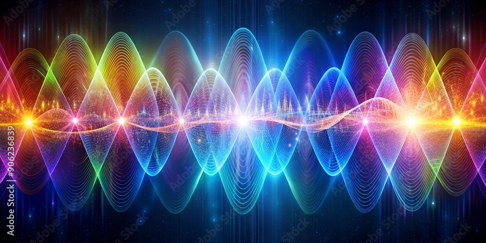 Aufkleber remote viewing of psychic scalar waves in the electromagnetic spectrum ai generated ai-generated con