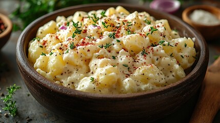 Creamy Potato Salad with Thyme, Pepper, and Paprika